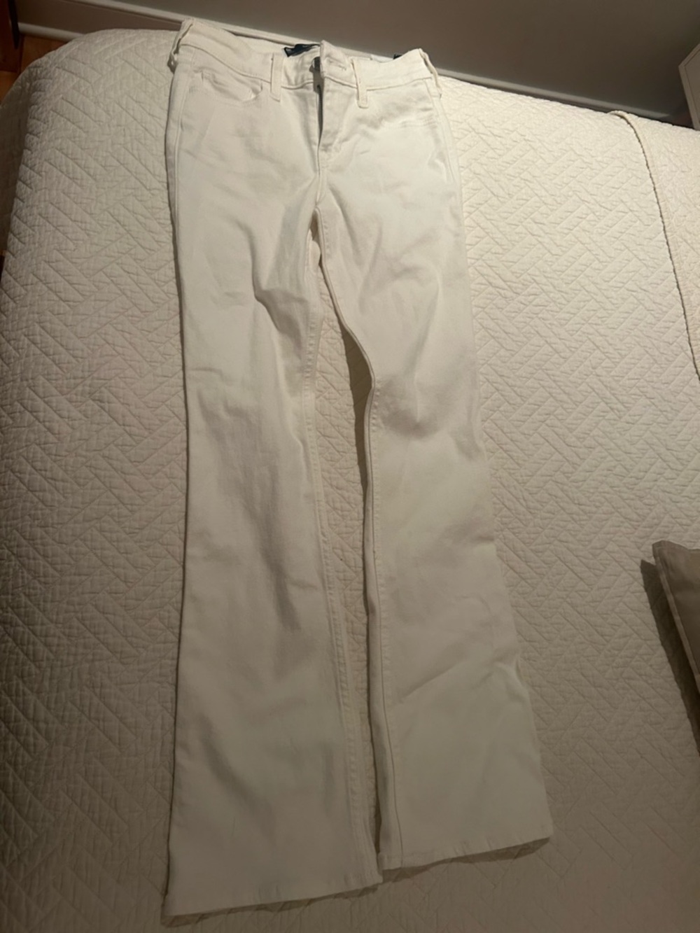 Hollister White Flared Jeans - Clean Wide Leg. NWT